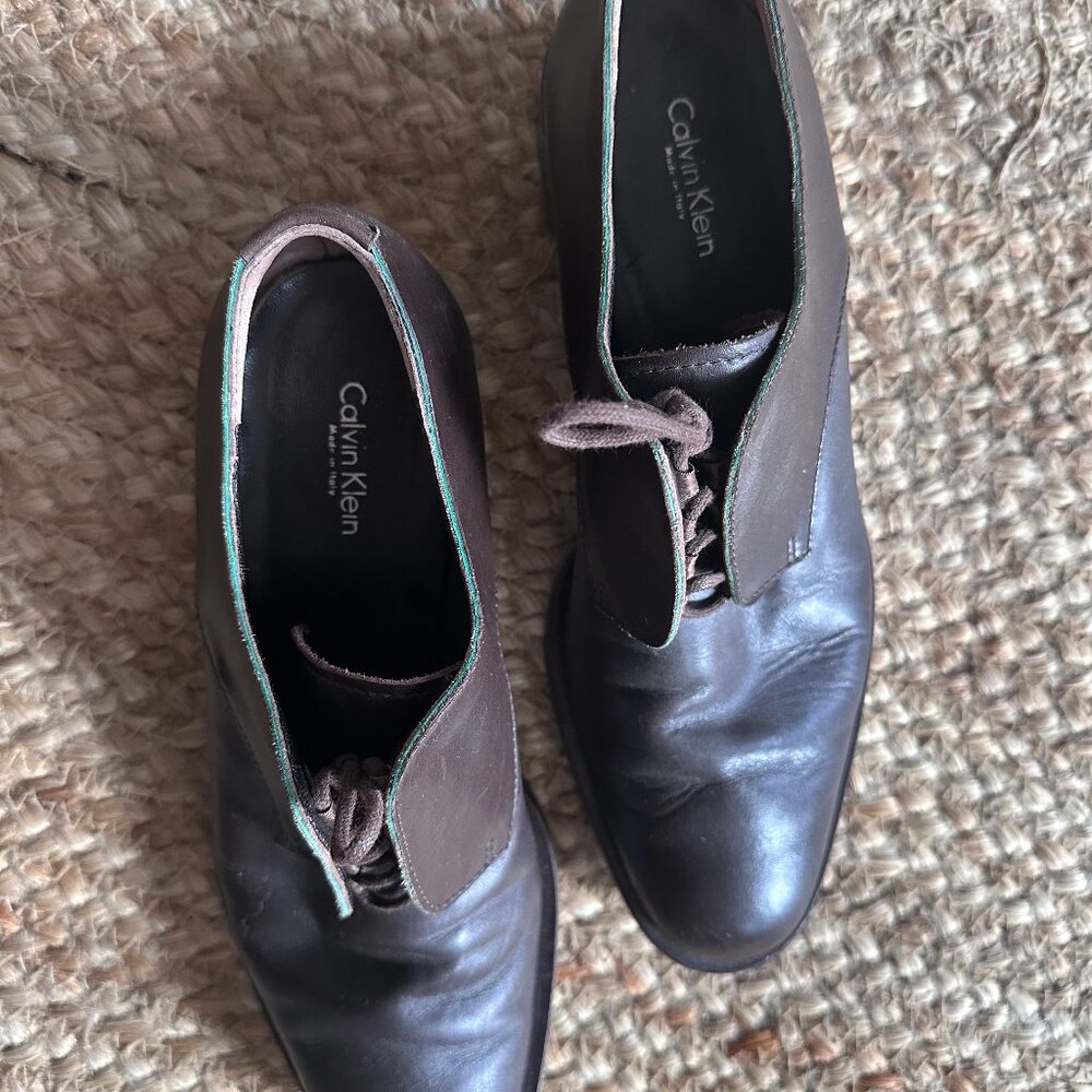 Calvin Klein brown oxford shoes
